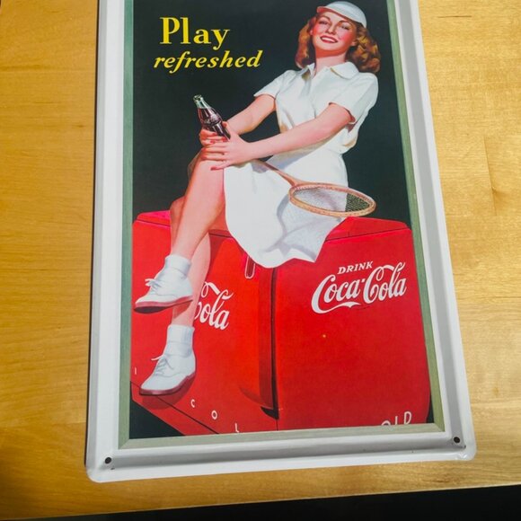8 Vintage, collectible, Coca Cola, tin signs 8x12 - Picture 5 of 8